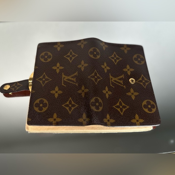 Vintage Louis Vuitton Monogram Viennois Kiss Lock Bifold Wallet - Authentic - Picture 2 of 8